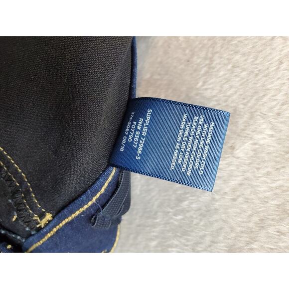 AriZona Jegging Jeans Girls Size 14 Dark‎ Blue Denim Skinny Leg Adjustable Waist - Picture 8 of 9